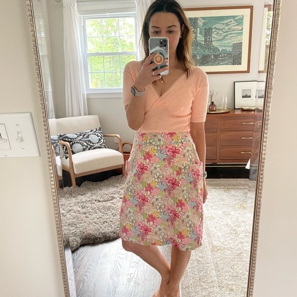 Brooks Brothers Liberty Fabric Skirt - Picture 1 of 12